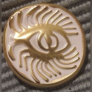 Schiaparelli  BROOCH Button  Made In FRANCE